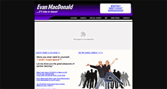 Desktop Screenshot of evanmacdonald.com